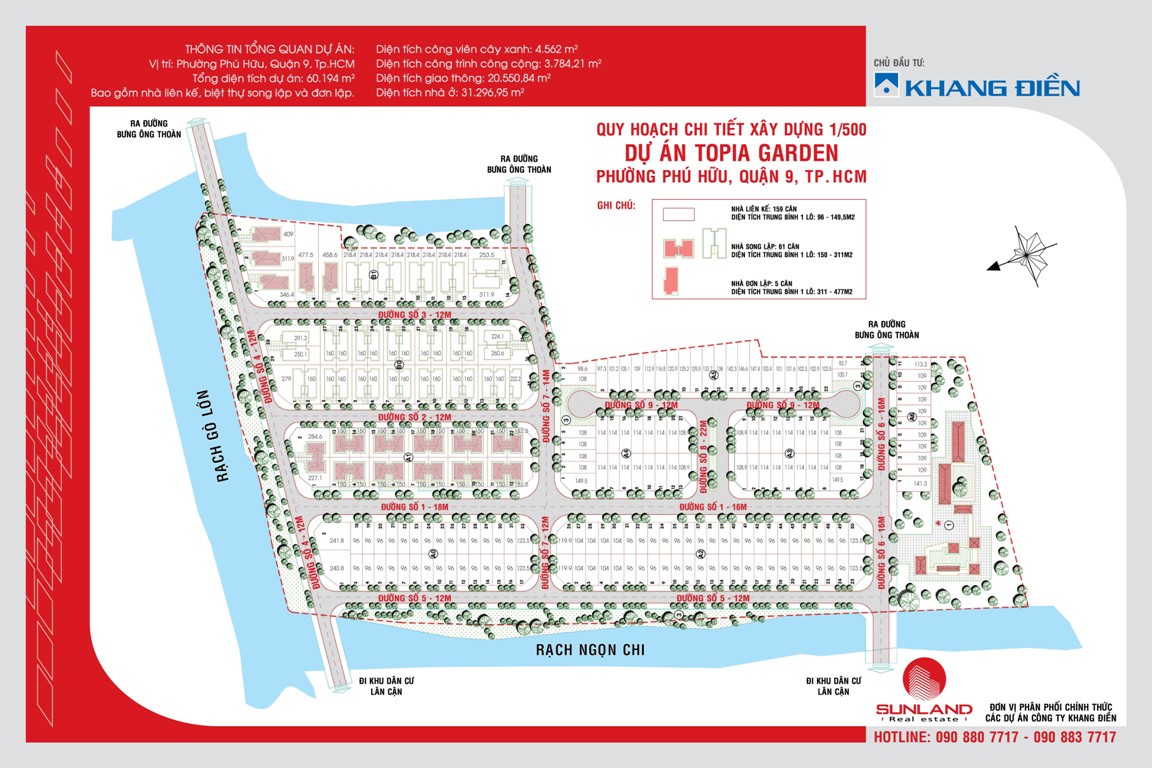 Topia Garaden - lô góc 2 mặt tiền sông